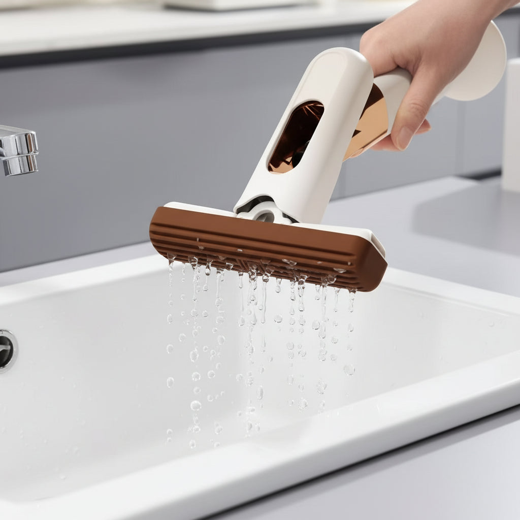 SprayClean Pro™ – Mini Countertop Spray Mop for Instant Spill Cleanup